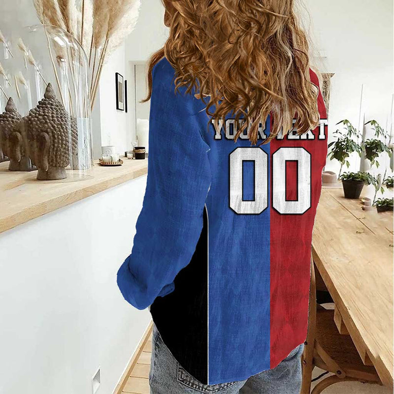Custom British Lions Australia Western Force Sporty Style Women Casual Shirt