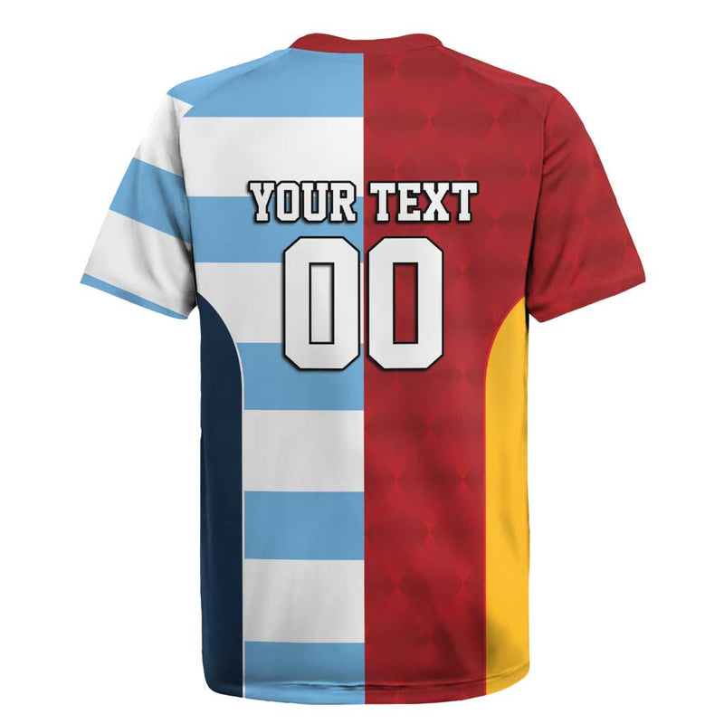 Custom British Lions-argentina Sporty Style Rugby Jersey