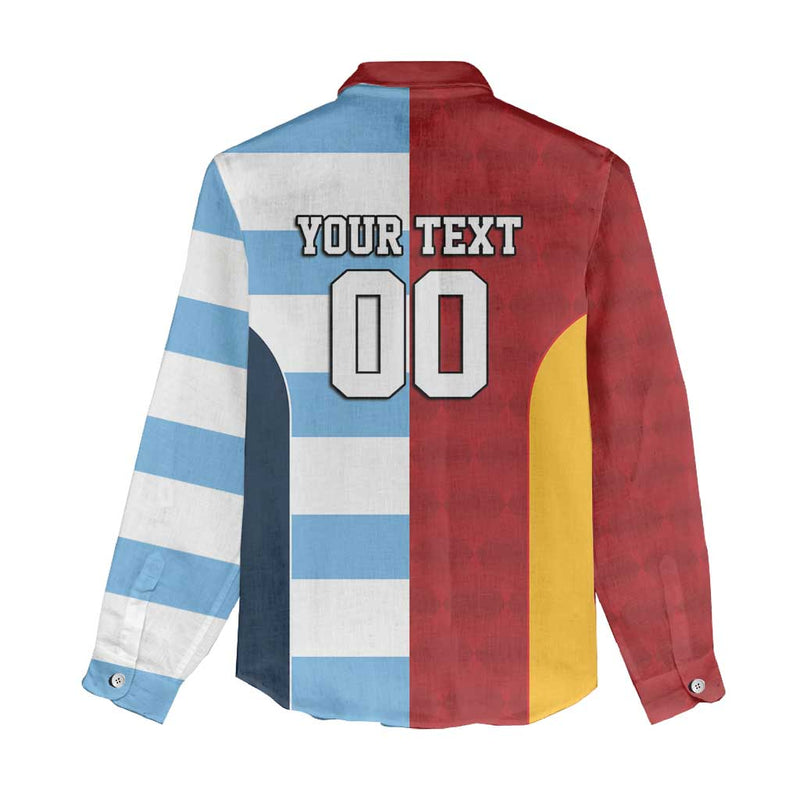 Custom British Lions-Argentina Sporty Style Women Casual Shirt