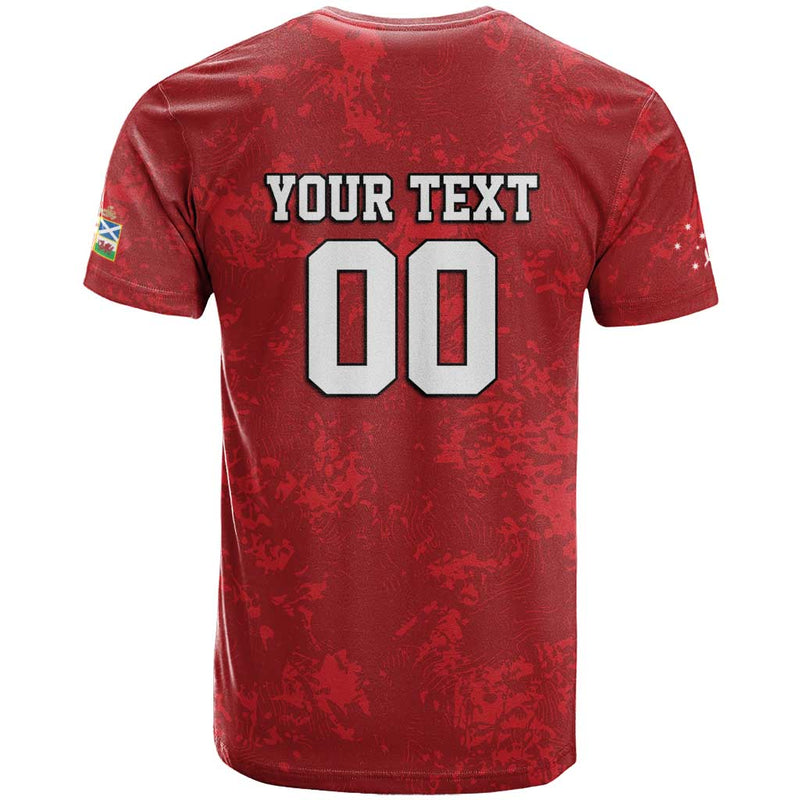 Custom British Lions-AUNZ Australia-New Zealand Indigenous Motif T Shirt