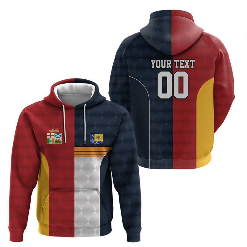 Custom British Lions Australia ACT Sporty Style Hoodie