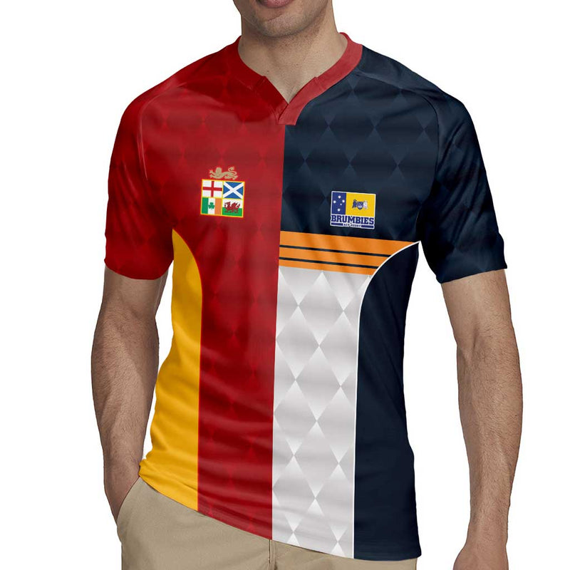 Custom British Lions Australia Act Sporty Style Rugby Jersey