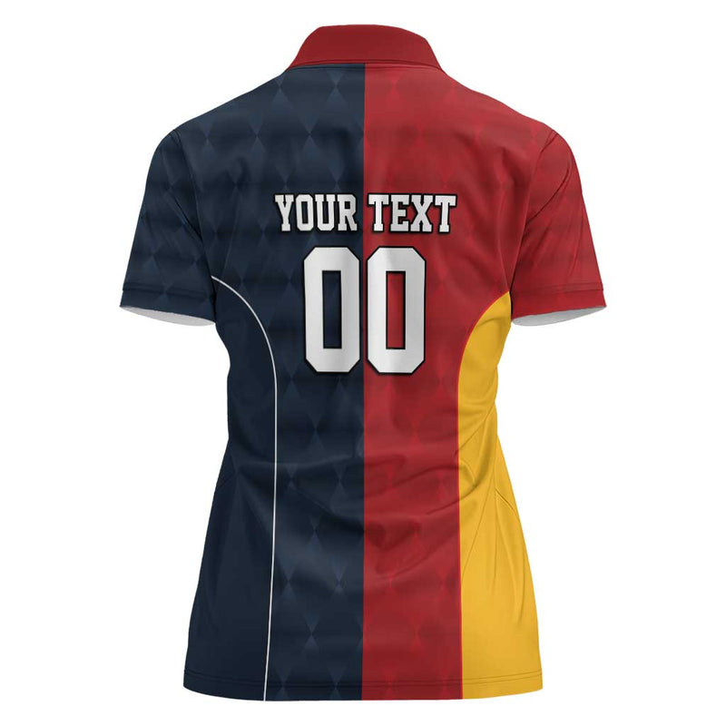 Custom British Lions Australia ACT Sporty Style Women Polo Shirt