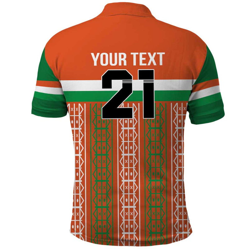 Equipe de Football Du Niger Custom Polo Shirt
