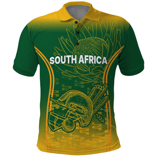 Custom South Africa Cricket Go Proteas World Cup Version 2023 Sproty Polo Shirt