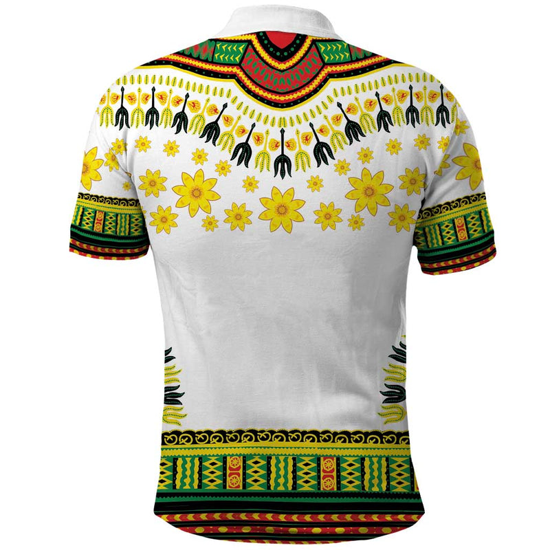 Enkutatash Dashiki and Adey Abeba Polo Shirt