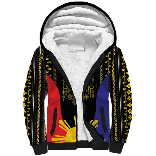 Afro Pinoy Blackapino Half Black Filipino Sherpa Hoodie