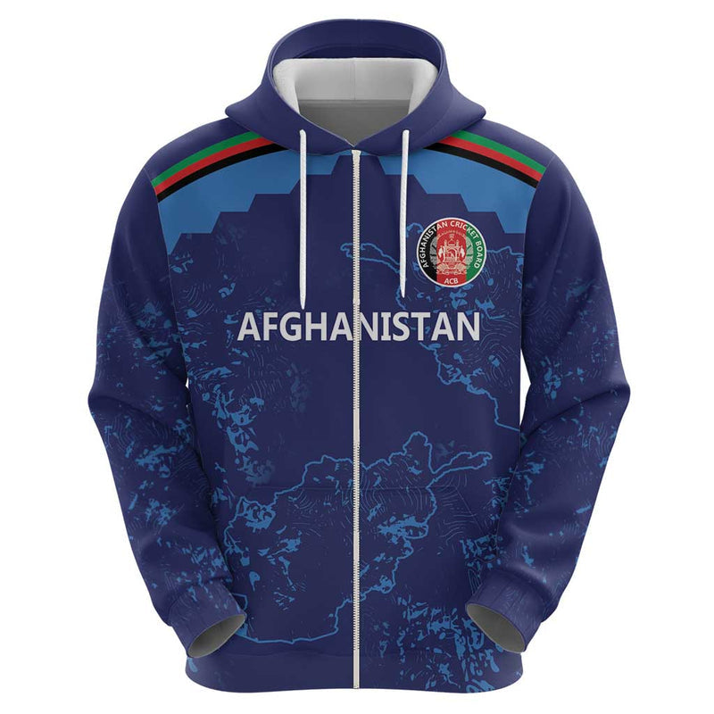 Afghan Atalans Cricket Custom Afghanistan Map with Sporty Style Hoodie