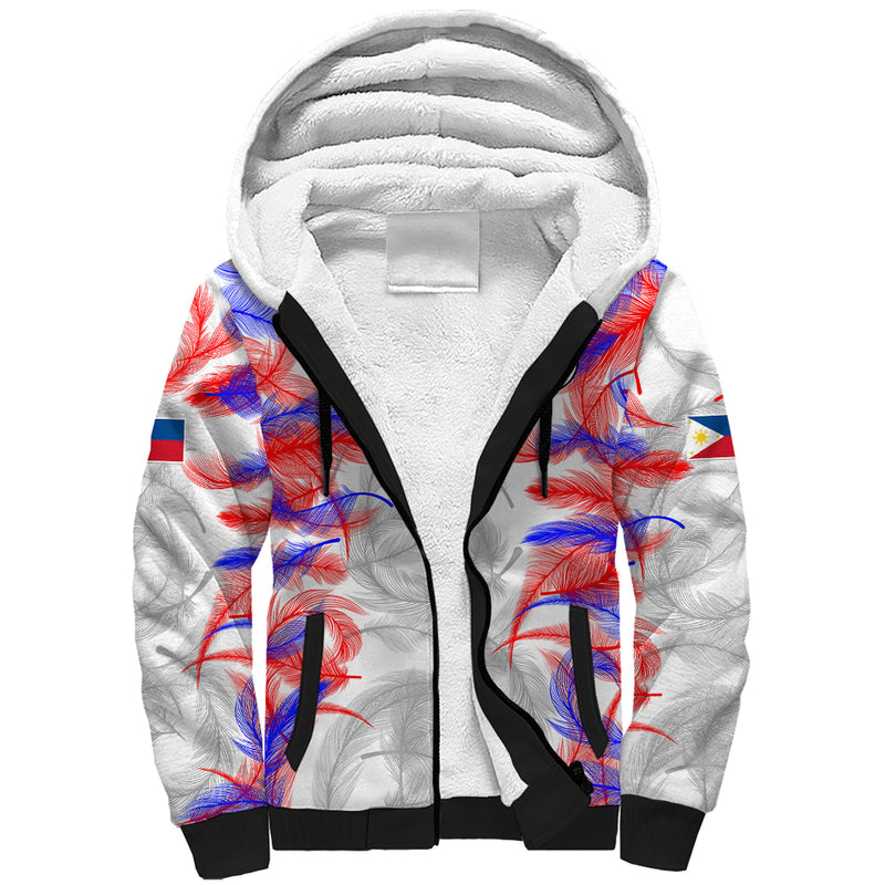 (Custom Text And Number) 2023 Philippines Anzkals Football Pilipinas Be Unique Sherpa Hoodie