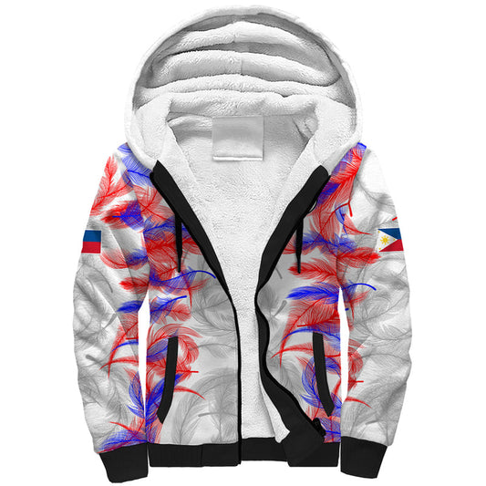 (Custom Text And Number) 2023 Philippines Anzkals Football Pilipinas Be Unique Sherpa Hoodie