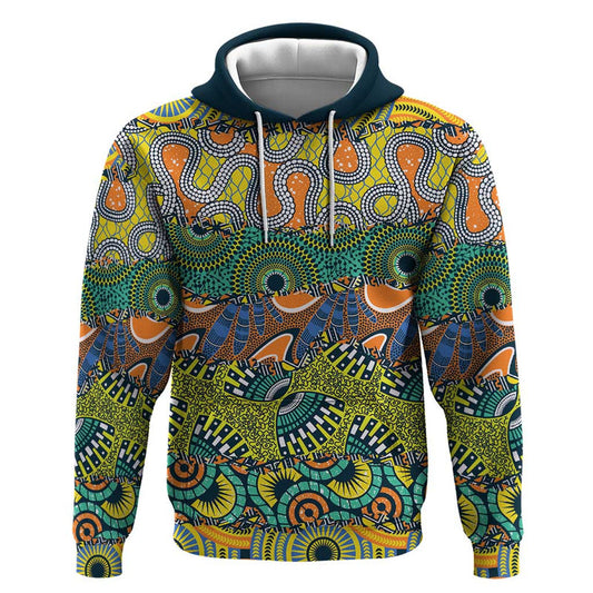 Africa Tribal Mixed Pattern Hoodie