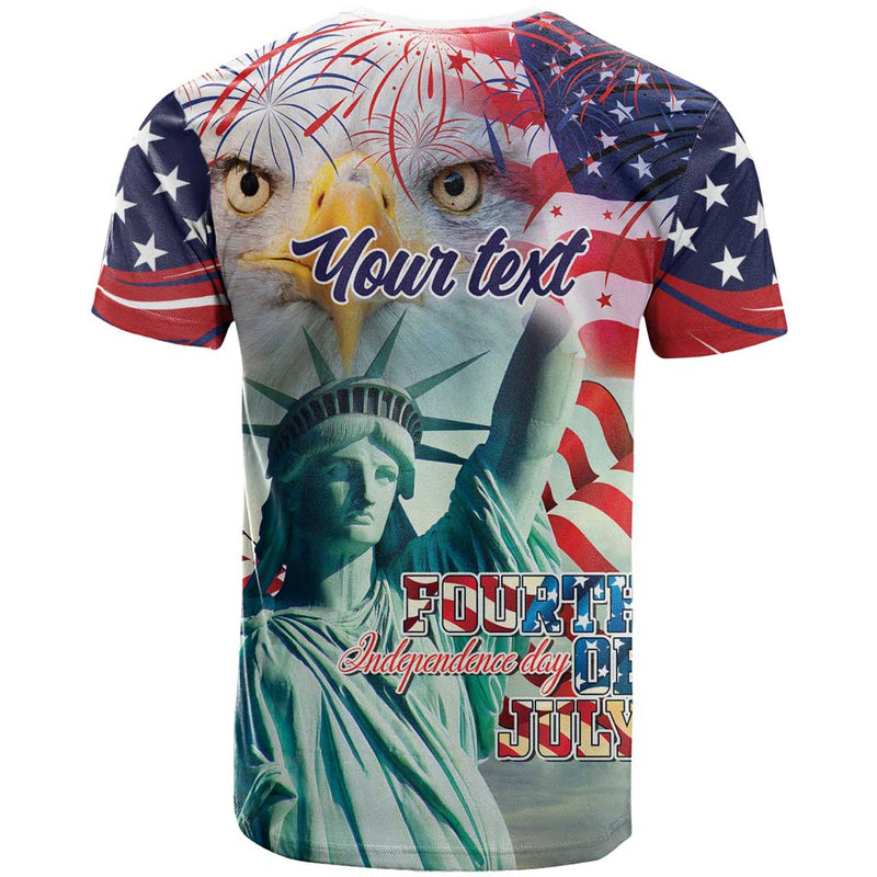 4th of July USA Statue of Liberty Happy Independence Day T Shirt