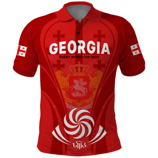 Custom Georgia Rugby World Cup 2023 Come On Lelos Polo Shirt