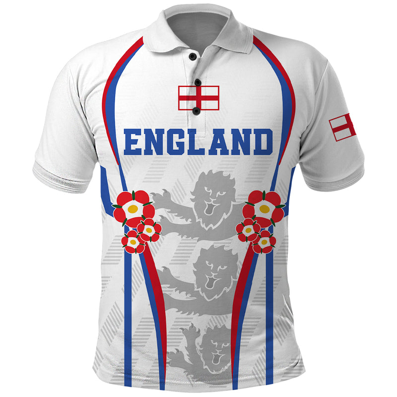 England Women Football Three Lions Go World Cup 2023 Polo Shirt