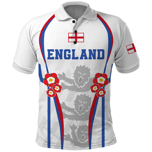 England Women Football Three Lions Go World Cup 2023 Polo Shirt