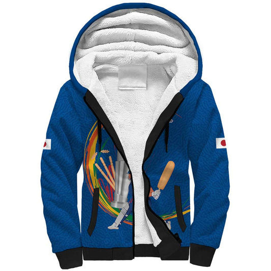 Custom Cricket Japan East Asia-Pacific Sherpa Hoodie Japan Momentum Unleashed