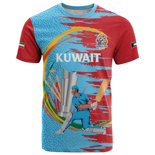 Custom Cricket Kuwait East Asia-Pacific T Shirt Kuwait Chase for Triumph
