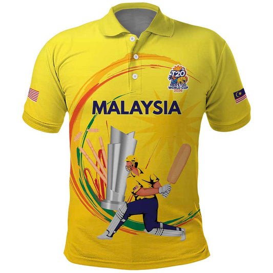 Custom Cricket Malaysia East Asia-Pacific Polo Shirt Malaysia Road to Glory