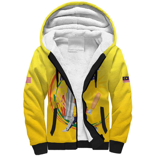 Custom Cricket Malaysia East Asia-Pacific Sherpa Hoodie Malaysia Road to Glory