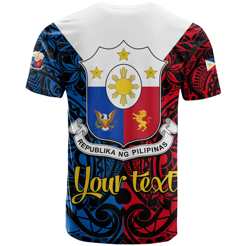 125th Independence Anniversary Philippines Polynesian Pilipinas Flag Style - Black T Shirt