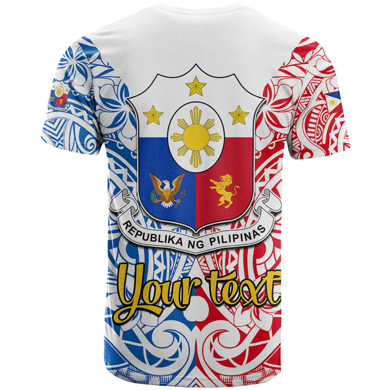 125th Independence Anniversary Philippines Polynesian Pilipinas Flag Style - White T Shirt
