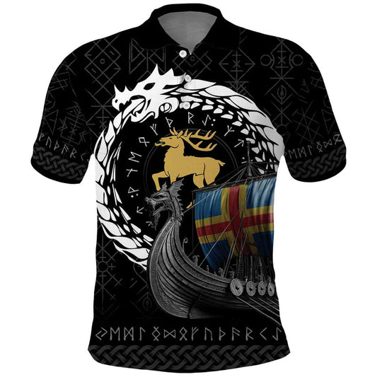 Aland Viking Drakkar Viking Blood Polo Shirt
