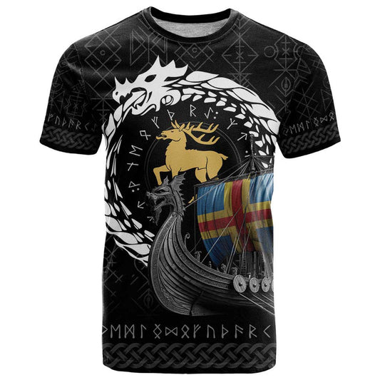 Aland Viking Drakkar Viking Blood T Shirt