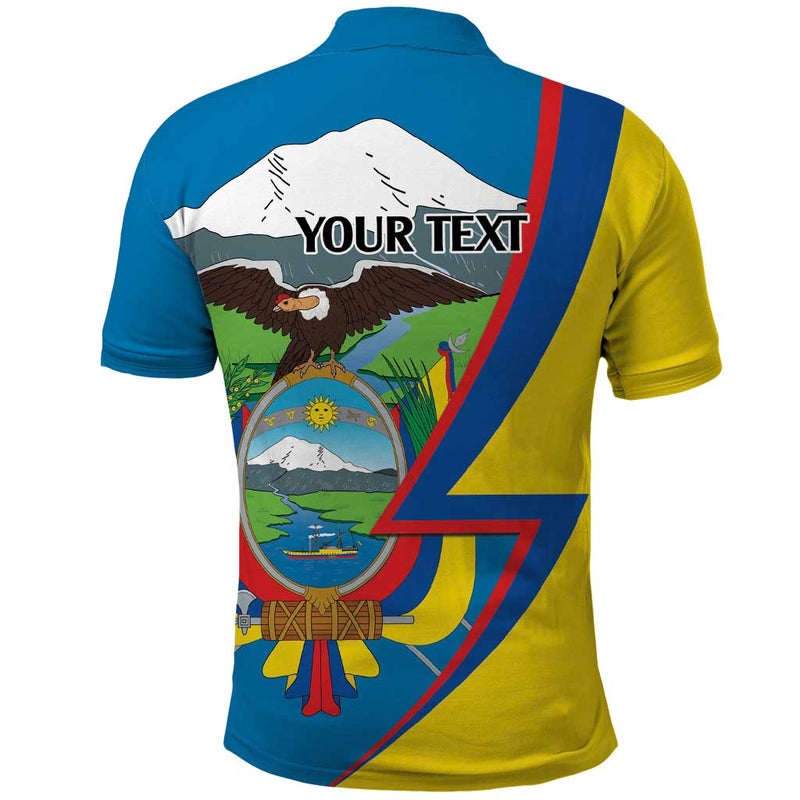 Ecuador Independence Day Personalized Pro Deo Patria et Libertate Polo Shirt