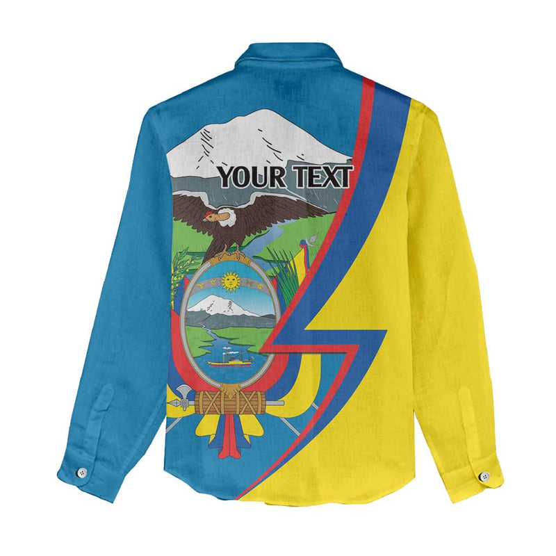 Ecuador Independence Day Pro Deo Patria et Libertate Women Casual Shirt
