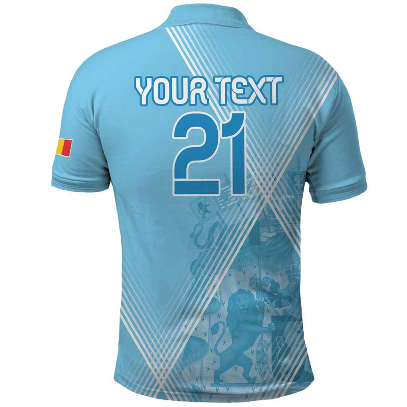 Custom Belgium 1895 Football De Rode Duivels Come Together Polo Shirt