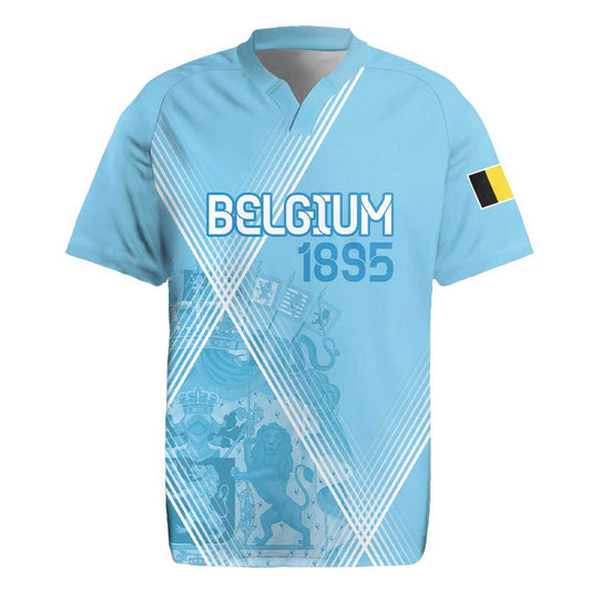 Custom Belgium 1895 Football De Rode Duivels Come Together Rugby Jersey