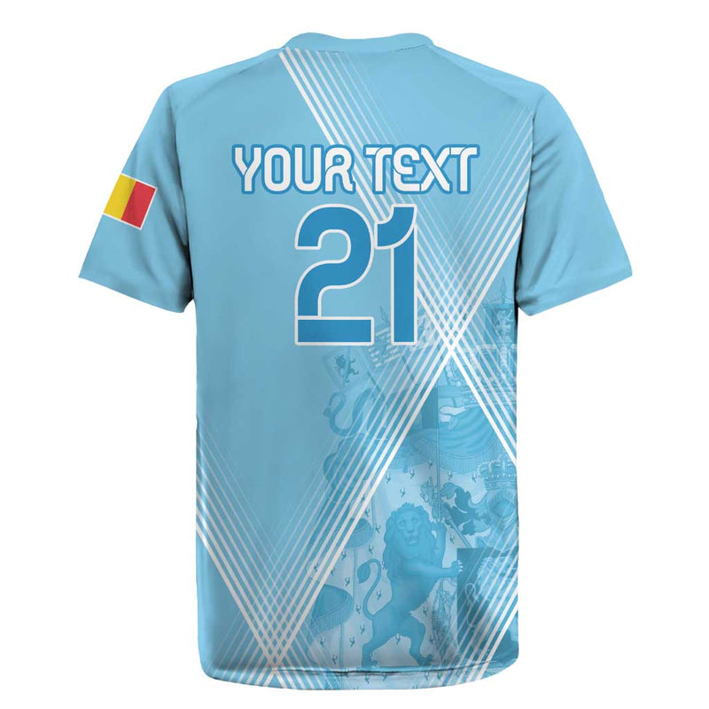 Custom Belgium 1895 Football De Rode Duivels Come Together Rugby Jersey