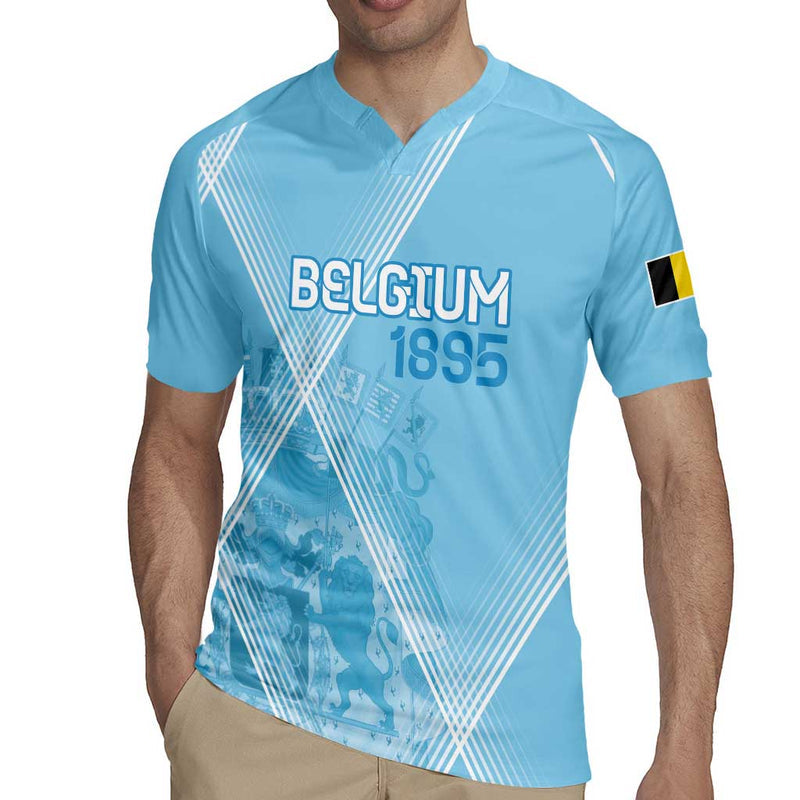 Custom Belgium 1895 Football De Rode Duivels Come Together Rugby Jersey