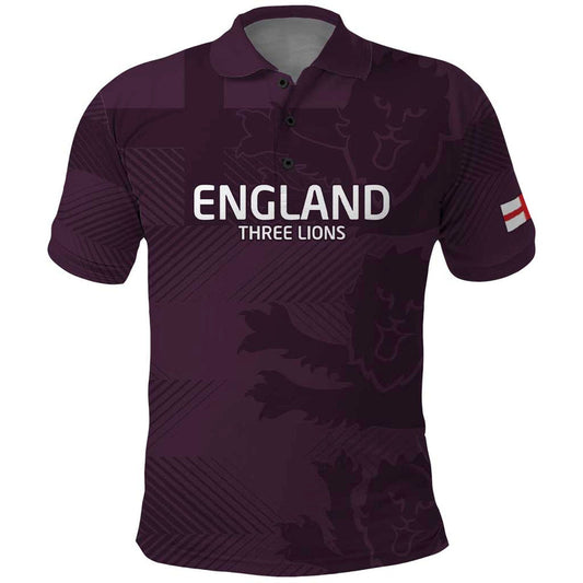 Custom England Football Come On Champions Polo Shirt