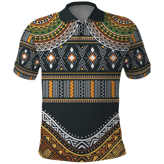 Africa Ethnic Native Pattern Polo Shirt