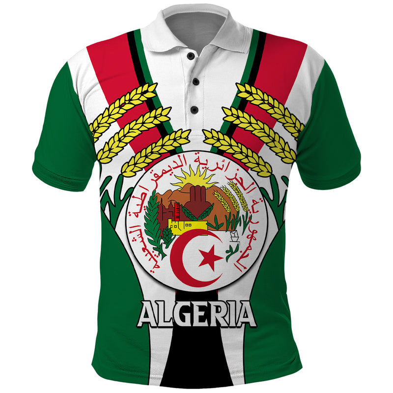African Algeria Independence Day Polo Shirt
