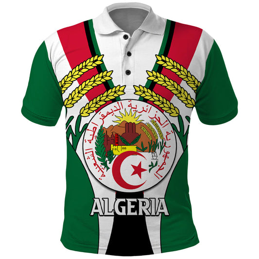 African Algeria Independence Day Polo Shirt