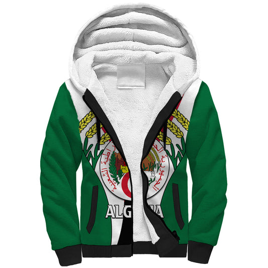 African Algeria Independence Day Sherpa Hoodie