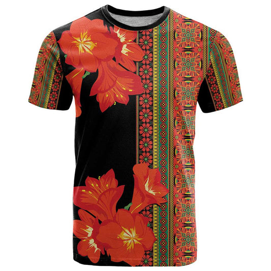 Africa Beauty Clivia Miniata Flowers T Shirt