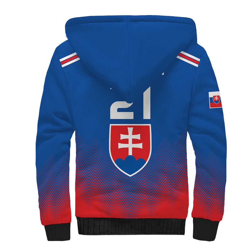 Custom Slovakia Football Come On Sokoli Falcons Sherpa Hoodie