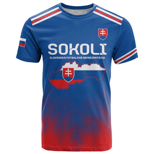 Custom Slovakia Football Come On Sokoli Falcons T Shirt