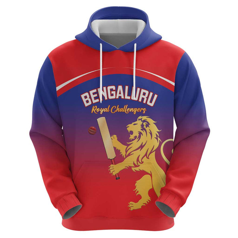 Custom Bengaluru India Cricket Go Champions Hoodie