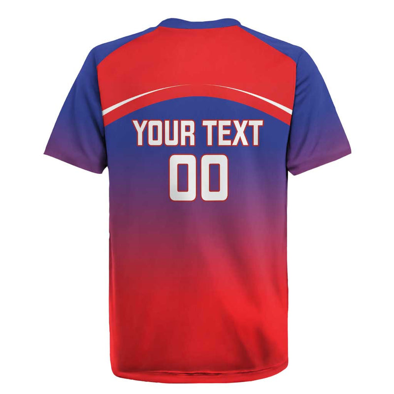 Custom Bengaluru India Cricket Go Champions Rugby Jersey