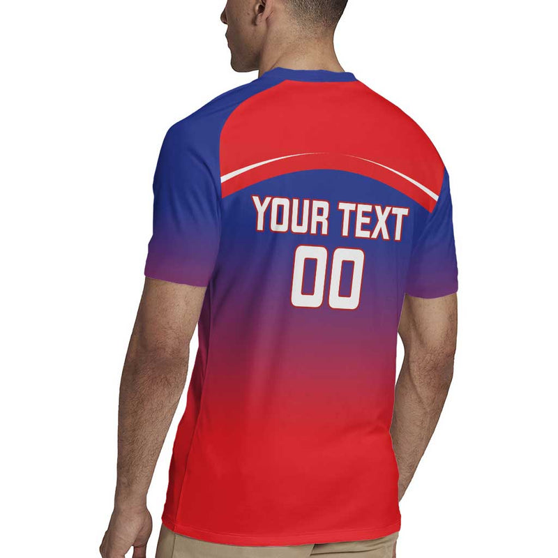 Custom Bengaluru India Cricket Go Champions Rugby Jersey