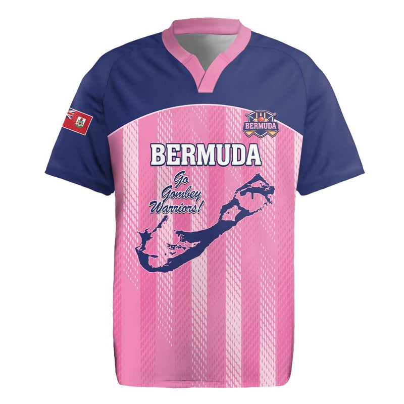 Custom Bermuda Cricket Go Gombey Warriors Rugby Jersey