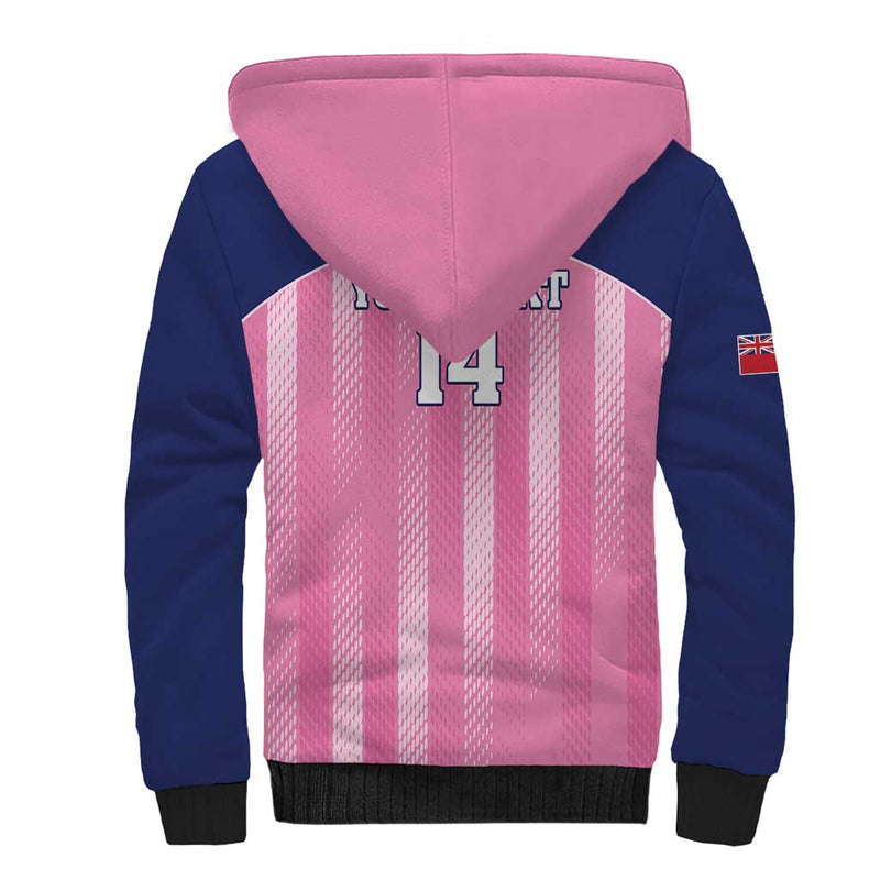 Custom Bermuda Cricket Go Gombey Warriors Sherpa Hoodie