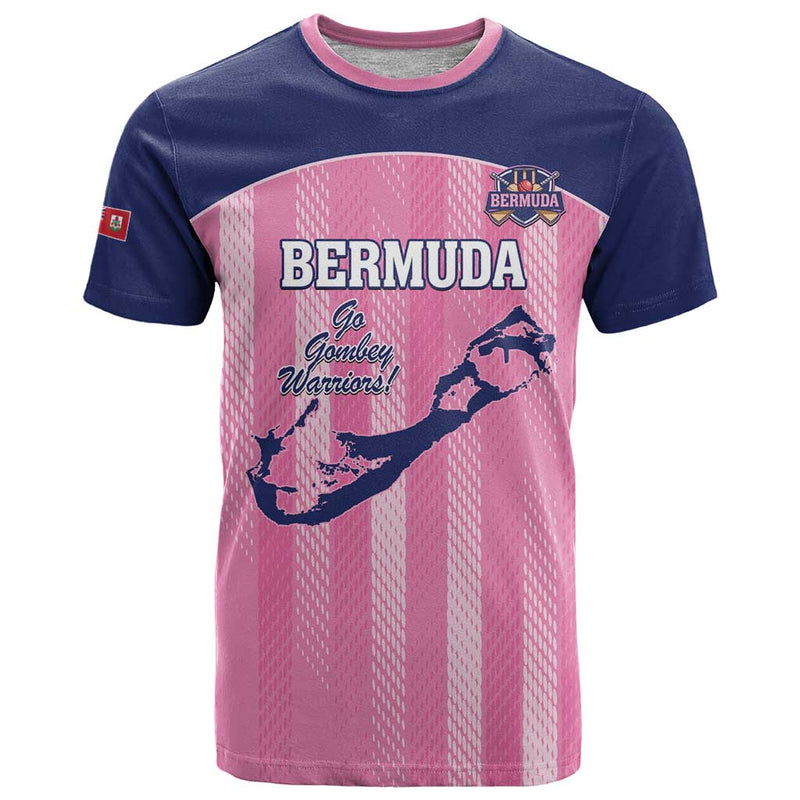 Custom Bermuda Cricket Go Gombey Warriors T Shirt