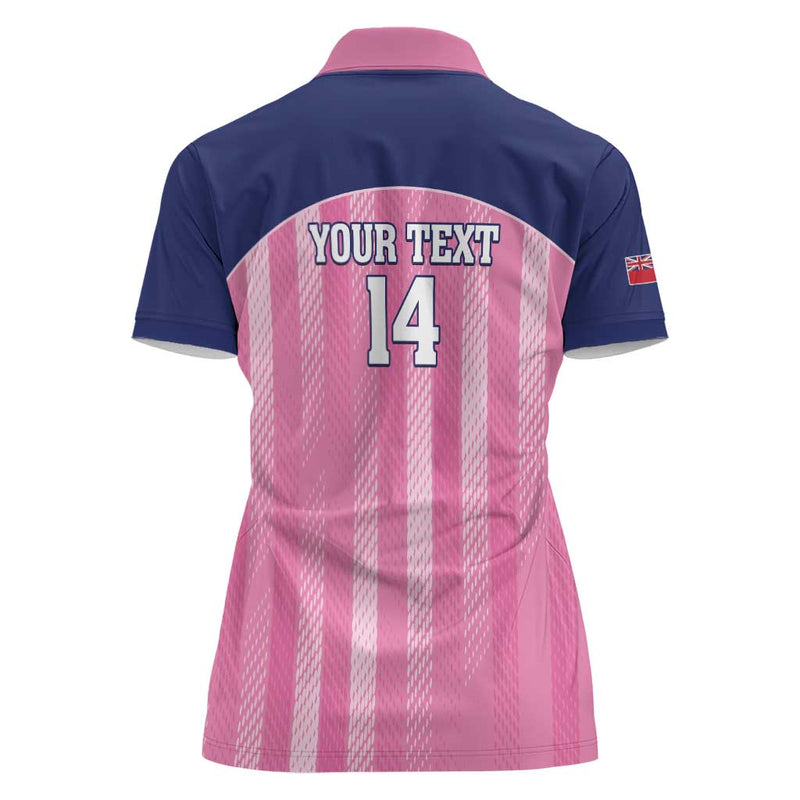 Custom Bermuda Cricket Go Gombey Warriors Women Polo Shirt