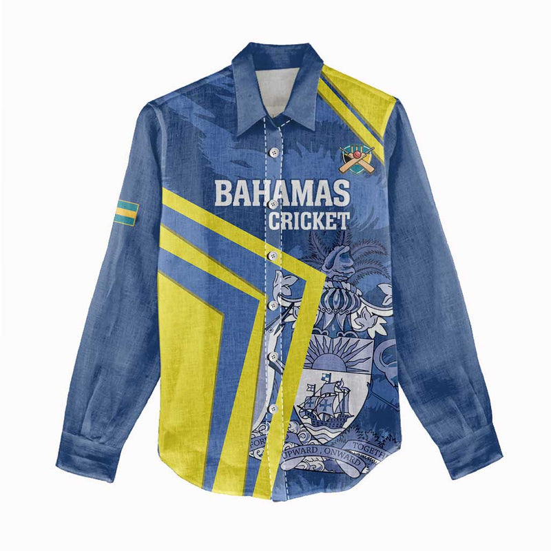 Custom The Bahamas Cricket Come On Bahamian Women Casual Shirt