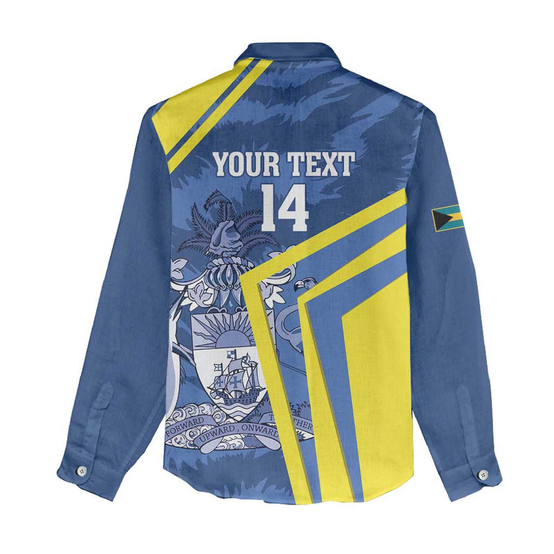Custom The Bahamas Cricket Come On Bahamian Women Casual Shirt